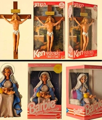Jésus Kenrist et la Vierge M(B)ar(b)ie.