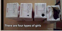 Il existe quatre sortes de filles