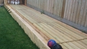 Piste de bowling maison
