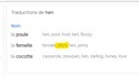 Poule = femelle = ... Wait... What ?