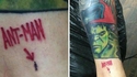Tatouage des héros Marvel