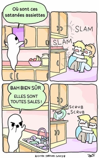 Où sont ces satanées assiettes ?
