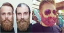 Glitter beards