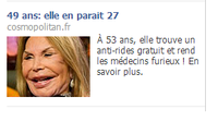 Pub pour de l'anti ride.