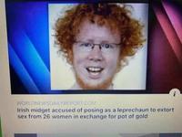 Un nain irlandais accusé de se faire passer pour leprechaun