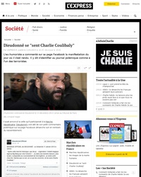 Dieudonné se "sent Charlie Coulibaly"
