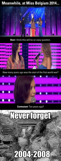 Miss Belgique 2014 et l'histoire