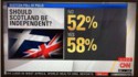 CNN et l'indépendance de l'Ecosse