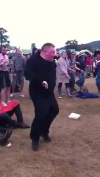 Un danseur survolté