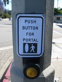 Push button for Portal