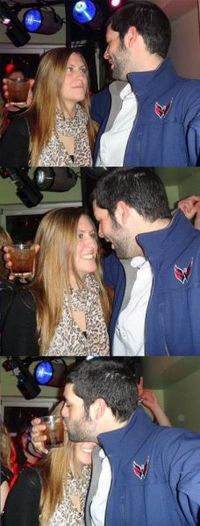 Tendre moment avec sa blonde