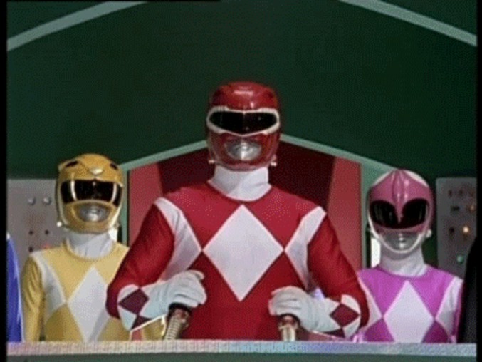 Go, go, power rangers!