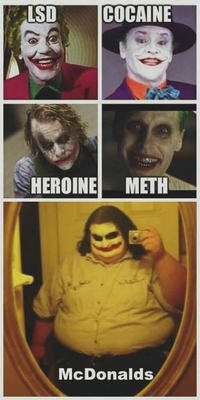 La drogue selon le Joker