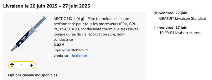 Surtout pour un article à 6€...
