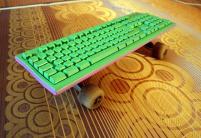 Skateboard + Keyboard