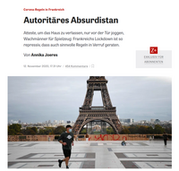 "Autoritäres Absurdistan", La France par les allemands, dans sa gestion du COVID...
