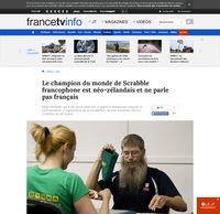 Un Kiwi champion du monde du Scrabble francophone