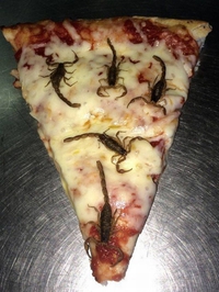 Une part de pizza