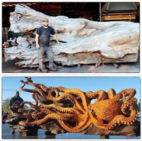 Pieuvre en bois