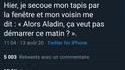 Kan le tapis d'Aladdin est Abu