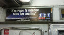 Pub dans le métro