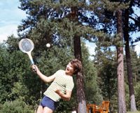 Joyeuse partie de tennis