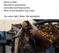 Nous sommes navrés, Bane...