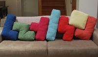 Coussins Tetris