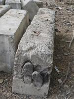 Bloc de béton dit "à la marseillaise"