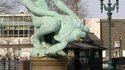 Statue et tortue
