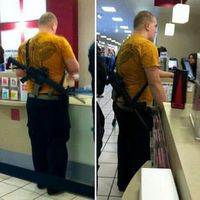 Dans un supermarché aux USA