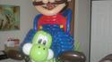Cosplay Mario en ballons