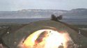 Missile en action