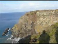 Chute de falaise