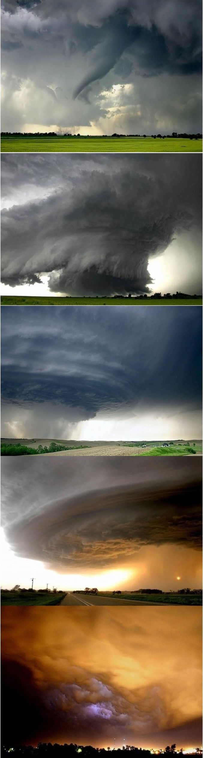 Quelques photos de l'impressionnant ouragan dévastateur.