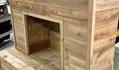 Peut être pas la meilleure idée de construire une cheminée en bois
