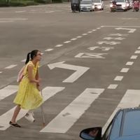 Traversée de passage piéton