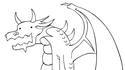 Un dragon dans Skyrim