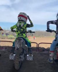 Départ en motocross
