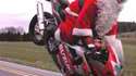 Père noël en moto