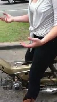 Fille en mob'