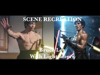 Bruce Lee au sabre laser