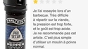 Un commentaire salé