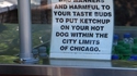 Hot dog à Chicago