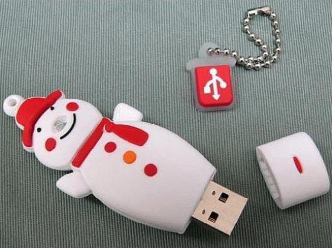 Une clé USB de Noël.