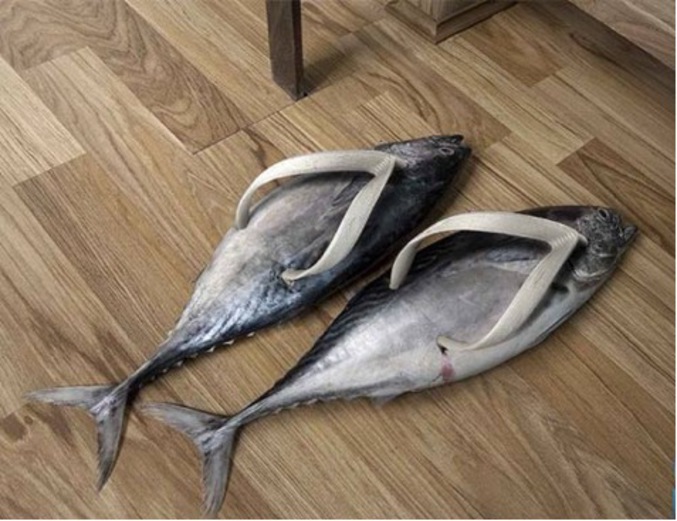 Chaussures poissons
