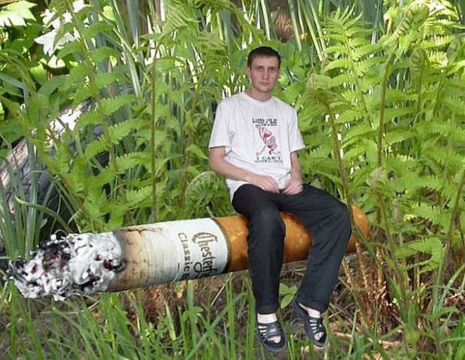 "Et si je me mettais sur une cigarette dans des fougères"