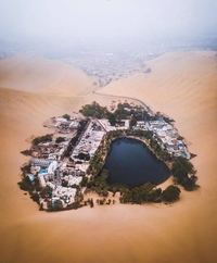 L'oasis de Huacachina au Pérou