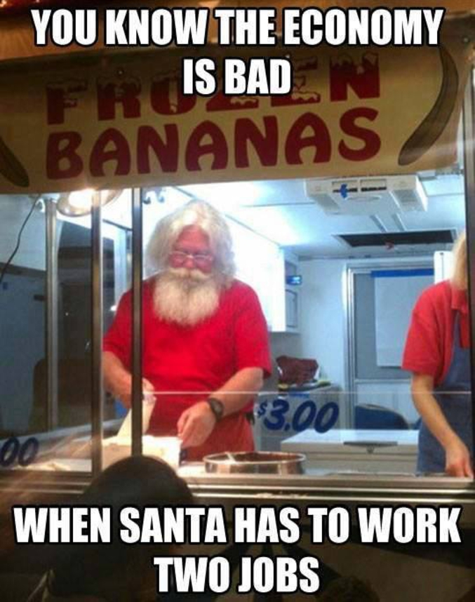 Pauvre papa Noël.