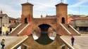 Les 3 ponts à Comaccio, près de Ferrare (Italie).